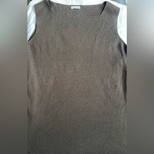 Eileen Fisher Tunic Top in Espresso Brown
